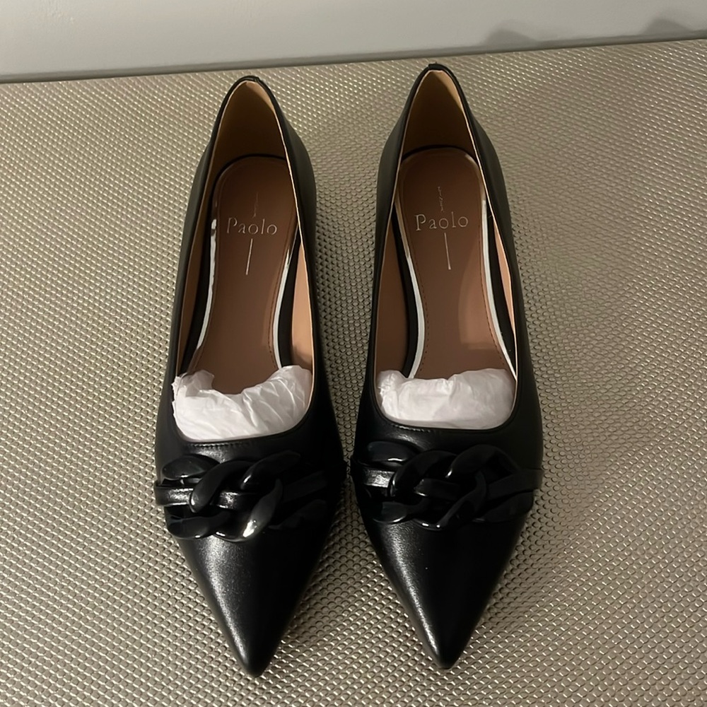 Paolo Black Flats!